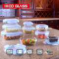 Oven and microwave safe food containers glass lunch box